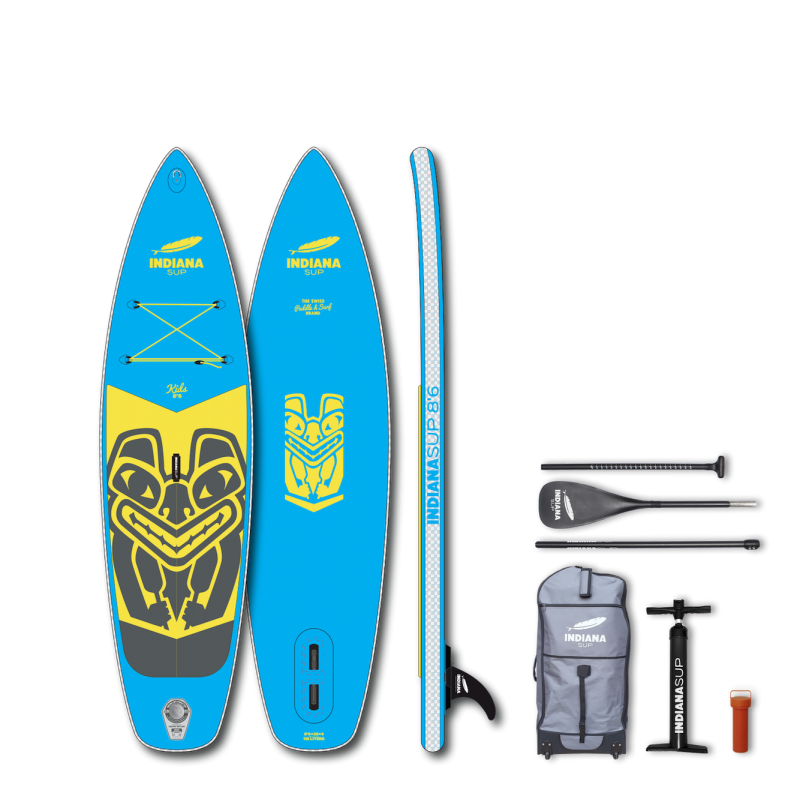 Pack Stand Up Paddle Gonflable INDIANA 8'6 Kids Pack - 2021