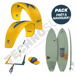 Pack Kitesurf F-ONE Breeze 11m² / Mitu Pro Bamboo - 2021