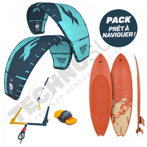 Pack Kitesurf F-one Bandit 10m² / Mitu Pro Flex - 2021