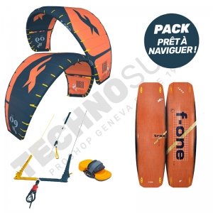 Pack Kitesurf F-ONE Bandit S2 8m² / Trax - 2021