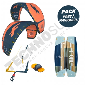 Pack Kitesurf F-ONE Bandit S2 10m² / Trax HRD Lite Tech - 2021