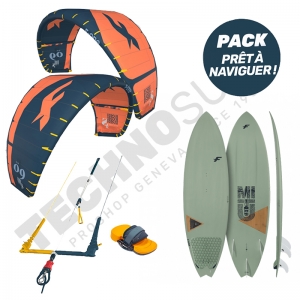 Pack Kitesurf F-ONE Bandit S2 8m² / Mitu Pro Bamboo - 2021