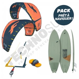 Pack Kitesurf F-ONE Bandit S2 10m² / Mitu Pro Bamboo - 2021