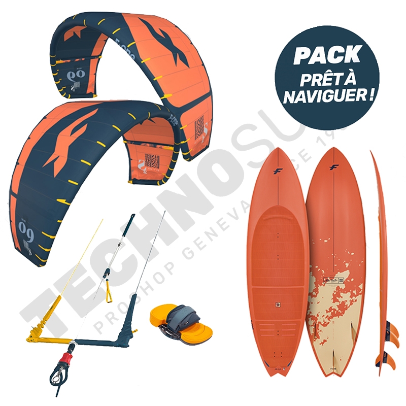 Pack Kitesurf F-ONE Bandit S2 10m² / Mitu Pro Flex - 2021
