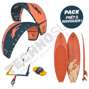 Pack Kitesurf F-ONE Bandit S2 8m² / Mitu Pro Flex - 2021