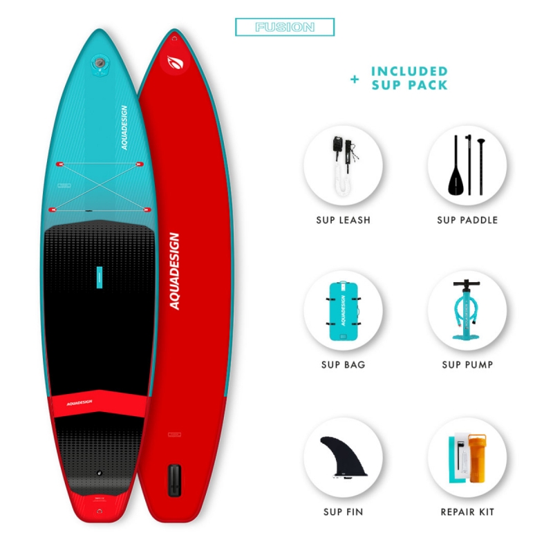 Pack SUP Gonflable AQUA DESIGN Tempo 11'6''