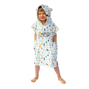 Surf Poncho Kind (3-6 Jahre) - Baby Beach