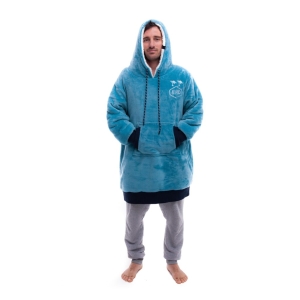 Poncho ALL IN Plaid - Blue