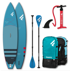 Pack Stand Up Paddle Gonflable FANATIC Ray Air 12'6'' + Pagaie + Leash - 2023