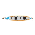 Inflatable Kayak Pack TROPIC PADDLE RIO + Paddle + Pump