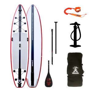 SURFPISTOLS Performance Trek Carbone 11' Inflatable SUP Pack