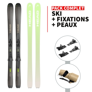 Pack Ski rando HEAD Crux 87 Pro + Almonte 10 PT + Peaux Kohla