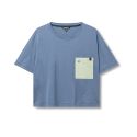 T-Shirt DUOTONE True Beach Women - Blue Horizon