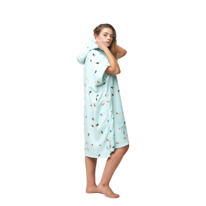 Poncho AFTER Madrague - Light Blue