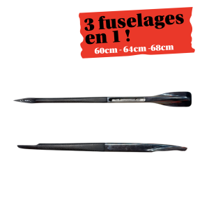 Pack fuselage titanium One Ocean + 3 tails section