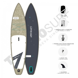 Pack Stand up Paddle gonflable ABSTRACT Saku 11'6 Beige